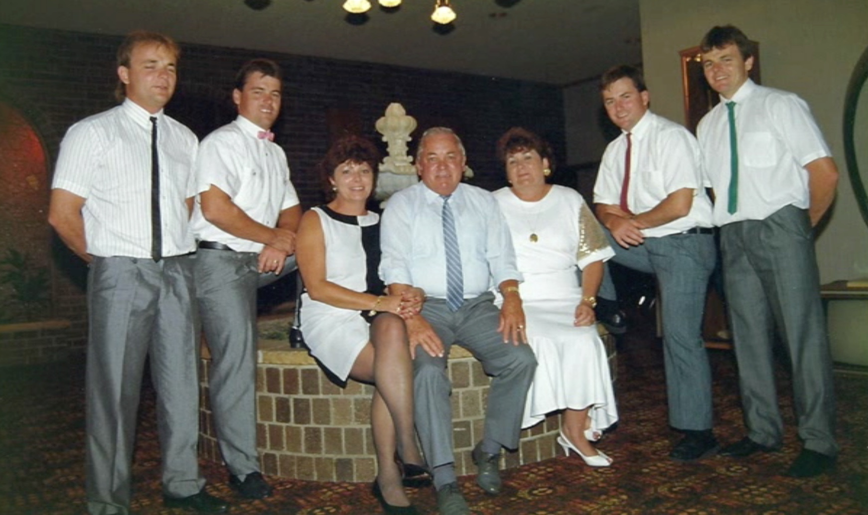 The Wright family — Cliff, Geraldine and their kids